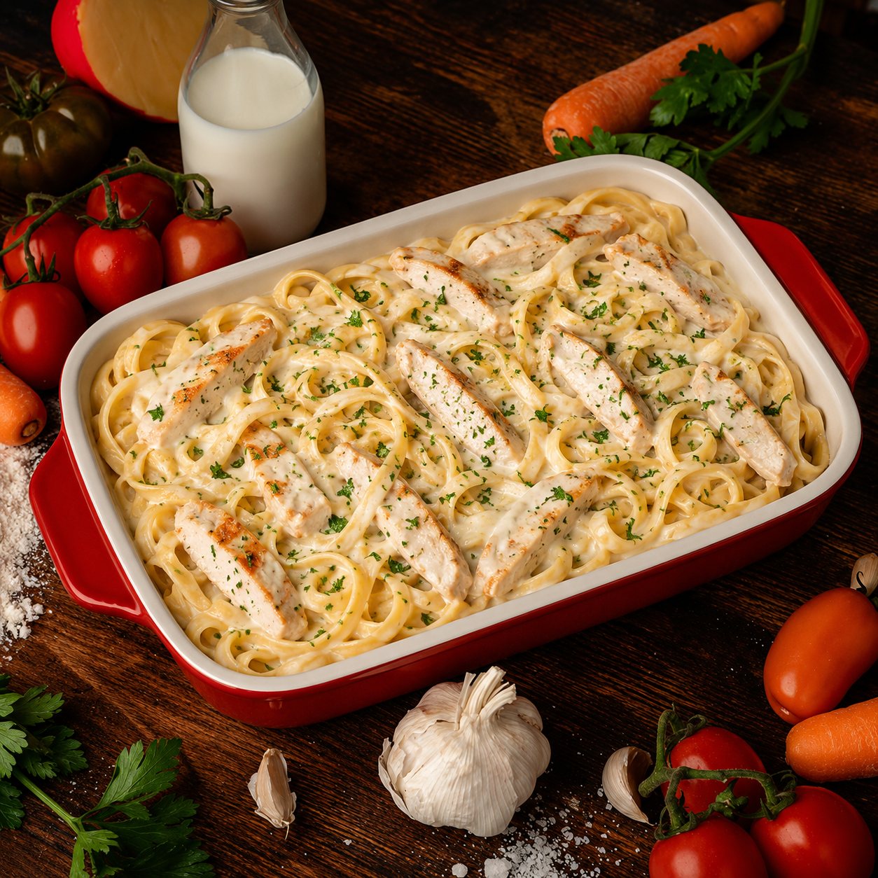 Hoender Alfredo