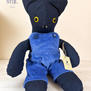 STiJL Denim Beer met Blou Oorpak